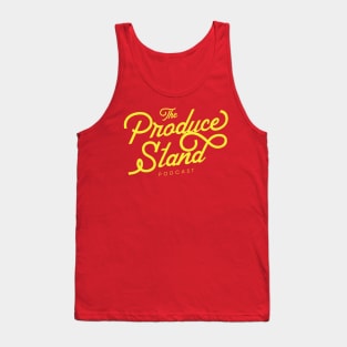 The Produce Stand Podcast secondary logo yello Tank Top